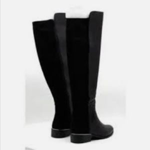 ALFANI WOMEN LUDLOWE OVER THE KNEE ZIPPER BLACK BOOTS (NWOT) SIZE 9